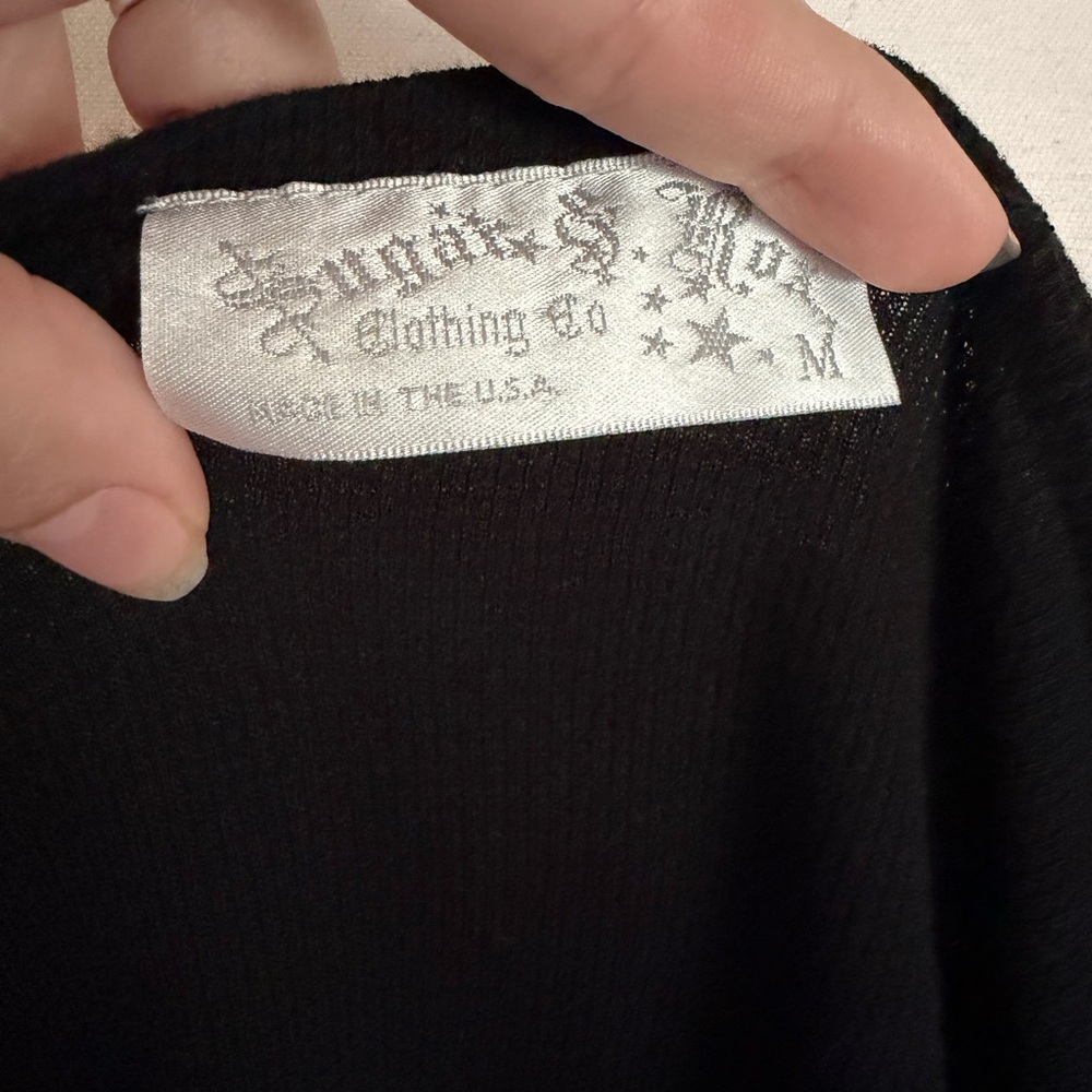 Freedom Black Long Sleeve Tee - Picture 2 of 6